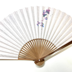 趣 -omomuki- 〈野葡萄〉　京扇子 5枚目の画像