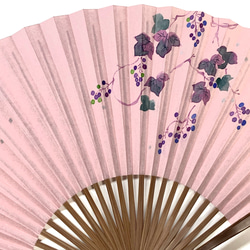 趣 -omomuki- 〈野葡萄〉　京扇子 4枚目の画像