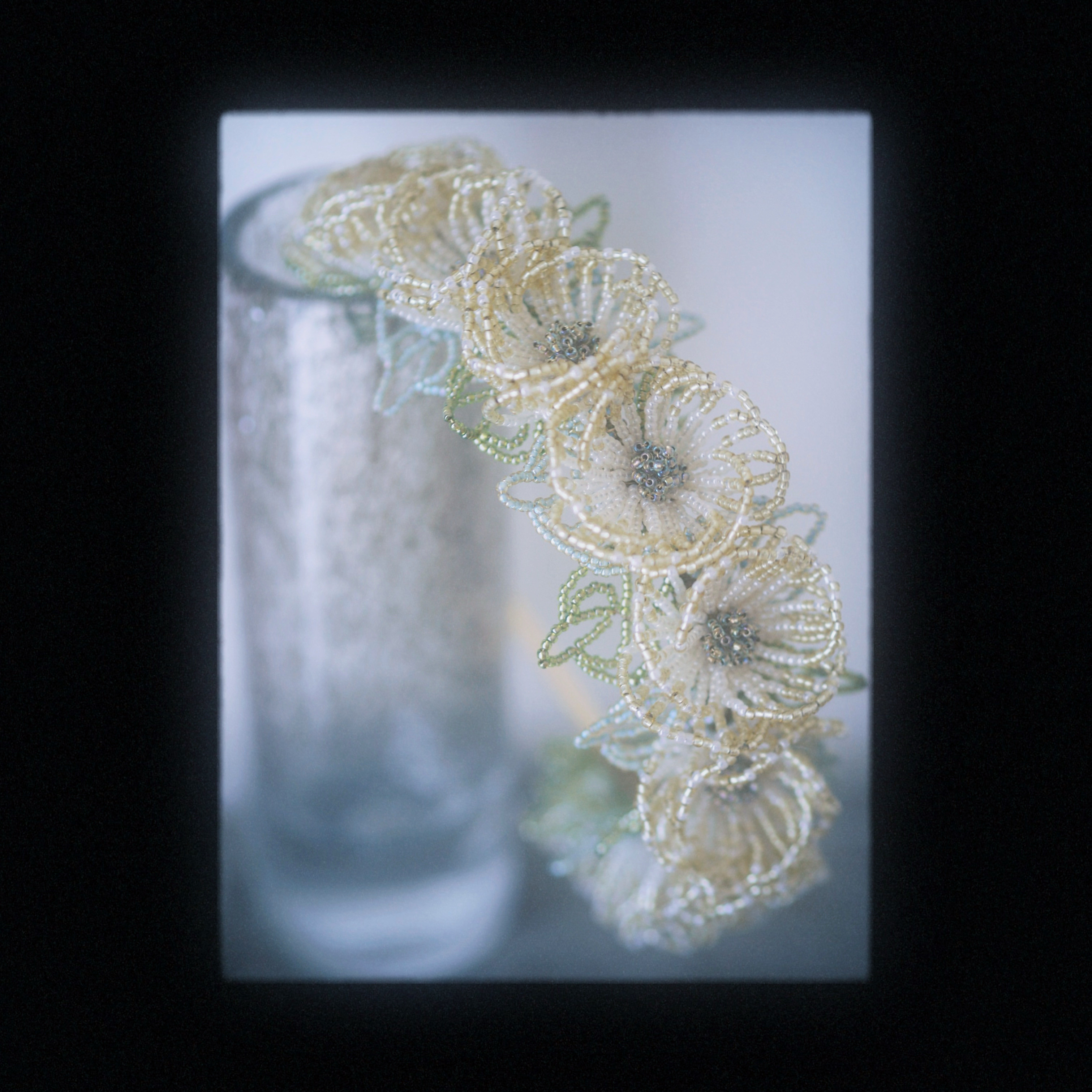 Wedding headband poppy gold