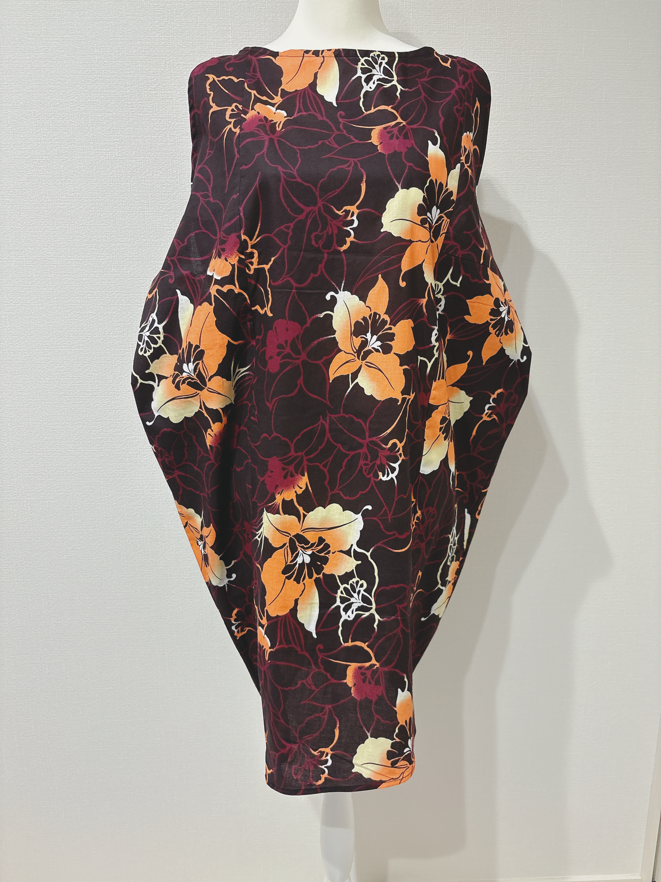 浴衣 ワンピース Mサイズ 和柄 YUKINKO 着物ドレス