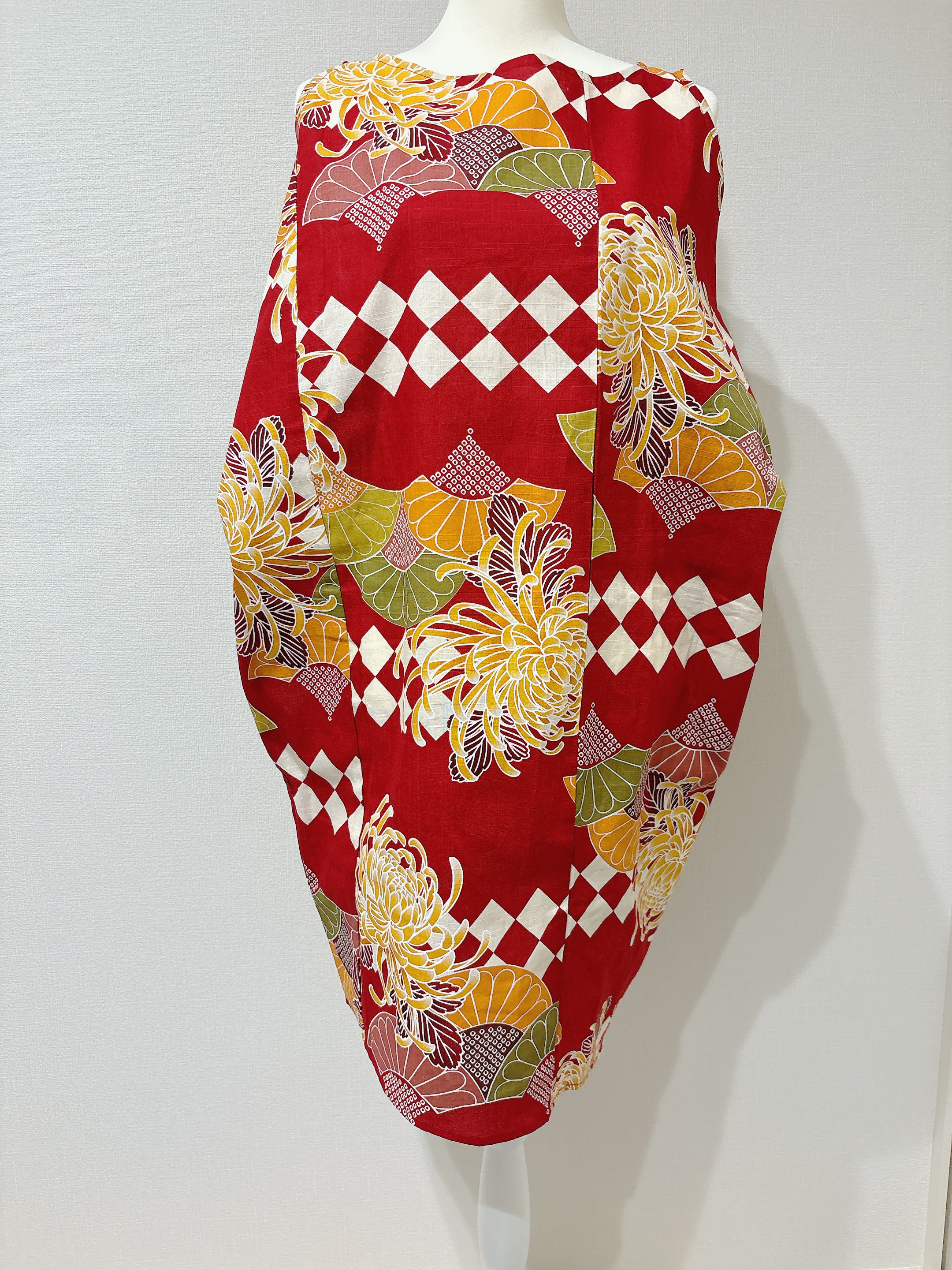 浴衣 ワンピース Mサイズ 和柄 YUKINKO 着物ドレス