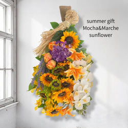 光触媒 スワッグ フラワーリース クリスマス プレゼント 誕生日 ギフト 花束 光触媒 フラワースワッグ 花束 アーティフィシャルフラワー