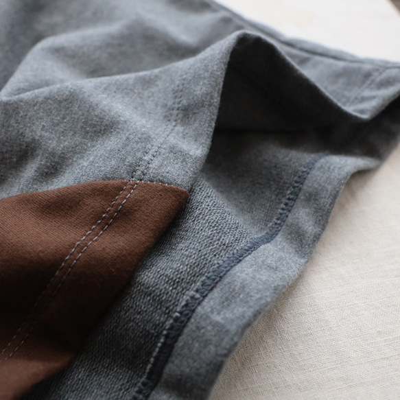 ⁑２０２５秋の新作　裏パイル スウェット　愉快なワンピース 後ろクロス　ジャンパースカート　ワンピースFY63 3枚目の画像