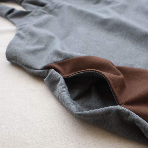 ⁑２０２５秋の新作　裏パイル スウェット　愉快なワンピース 後ろクロス　ジャンパースカート　ワンピースFY63 10枚目の画像