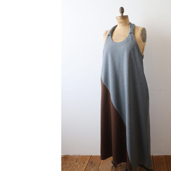 ⁑２０２５秋の新作　裏パイル スウェット　愉快なワンピース 後ろクロス　ジャンパースカート　ワンピースFY63 12枚目の画像