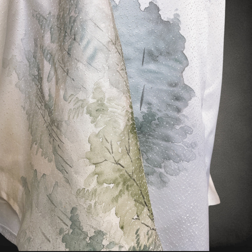 優美さ際立つ フレアー袖 ブラウス 正絹 着物リメイク フォーマル 演奏