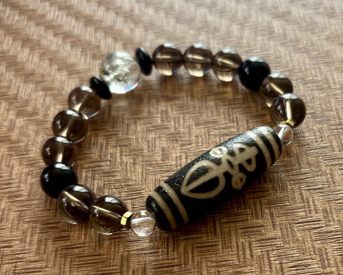 特別出品 里帰り品 開光 金剛杵天珠 ブレスレット dzi ＊ ΚΑйON