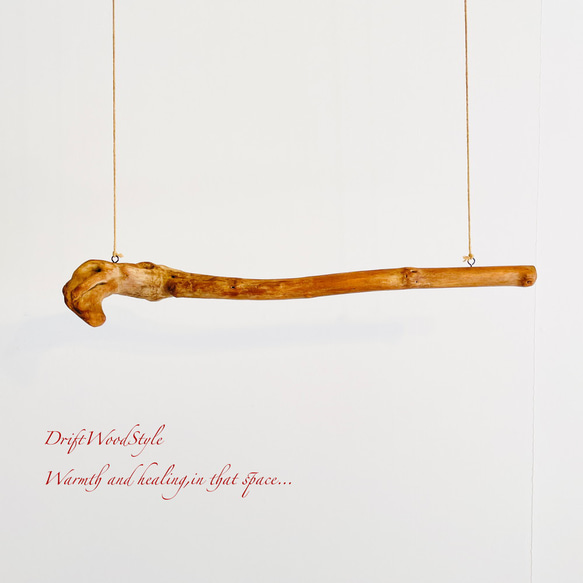 流木インテリア コブのある天然流木のハンガー フック無し 流木ハンガー ハンギング 北欧 N5 5枚目の画像