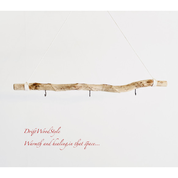 流木インテリア 無骨で古木風な天然流木のハンガーフック 流木ハンガー ハンギング ウォールデコ 北欧 N30 5枚目の画像