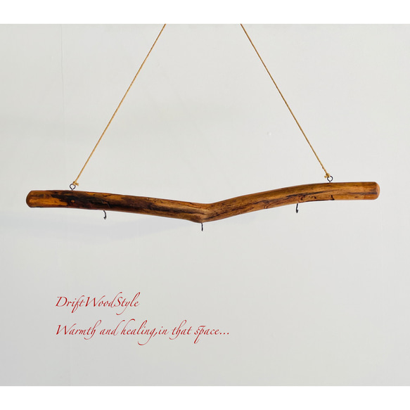 流木インテリア 無骨で古木風な天然流木のハンガーフック 流木ハンガー ハンギング ウォールデコ 北欧 N31 5枚目の画像