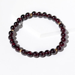 再販› 極小粒モザンビーク産ガーネットと14kgfチャームの