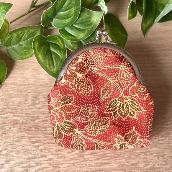 がま口 着物リメイク ハンドメイド 和雑貨 小物入れ 丸型金具 04