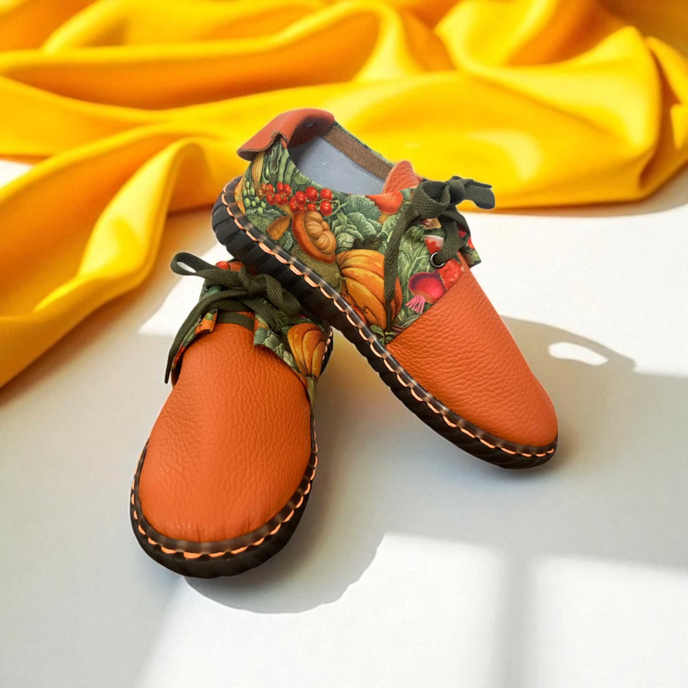 イタリアシュリンクレザーハンドメイドシューズ