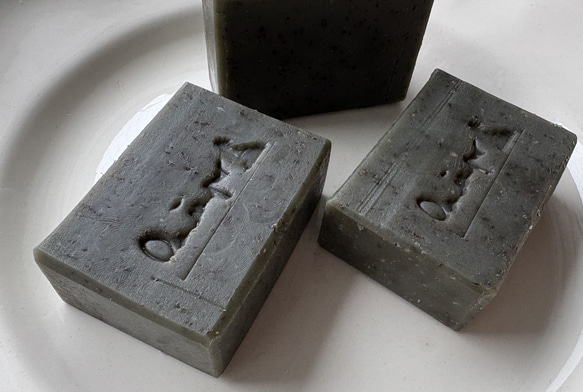 バジル石鹸　バジルソープ　Basil Soap  Savon de Basil　石鹸【1個】 4枚目の画像