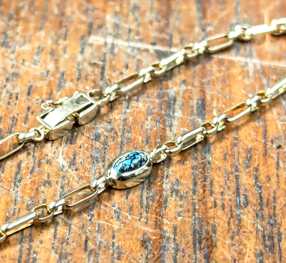 ランダーブルー ターコイズ バングル 純銀製 silver シルバー オーダー