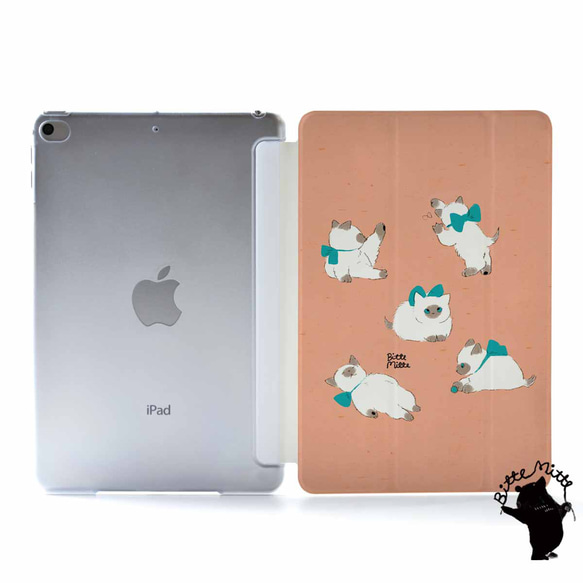 iPad 10.9インチ 第10世代 ケース シャム猫 かわいい iPad・タブレット