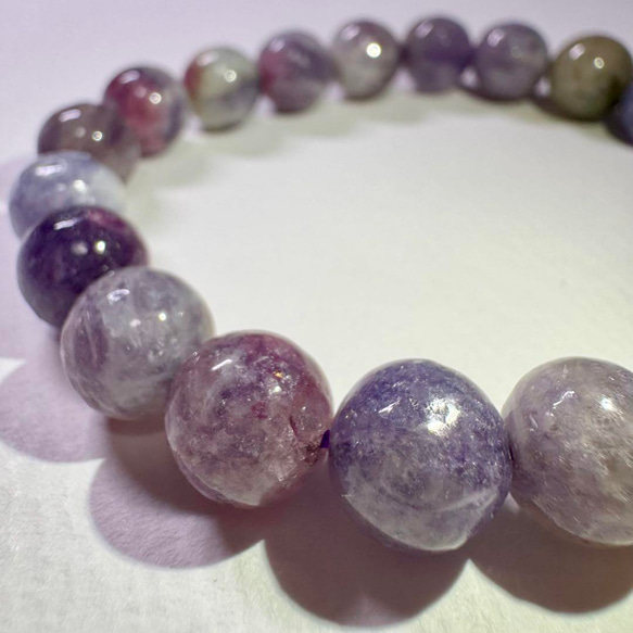 ユニコーン トルマリン②】幻想的な多色の魅力 天然石 ブレスレット