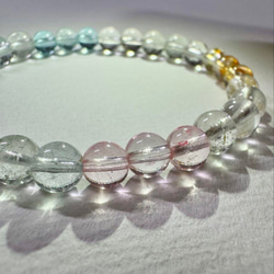 キラキラ 花火ルチル 水晶 12mm ブレスレット 天然石 キラキラ 花火ルチル シルバー 水晶 12mm ブレスレット 天然石の