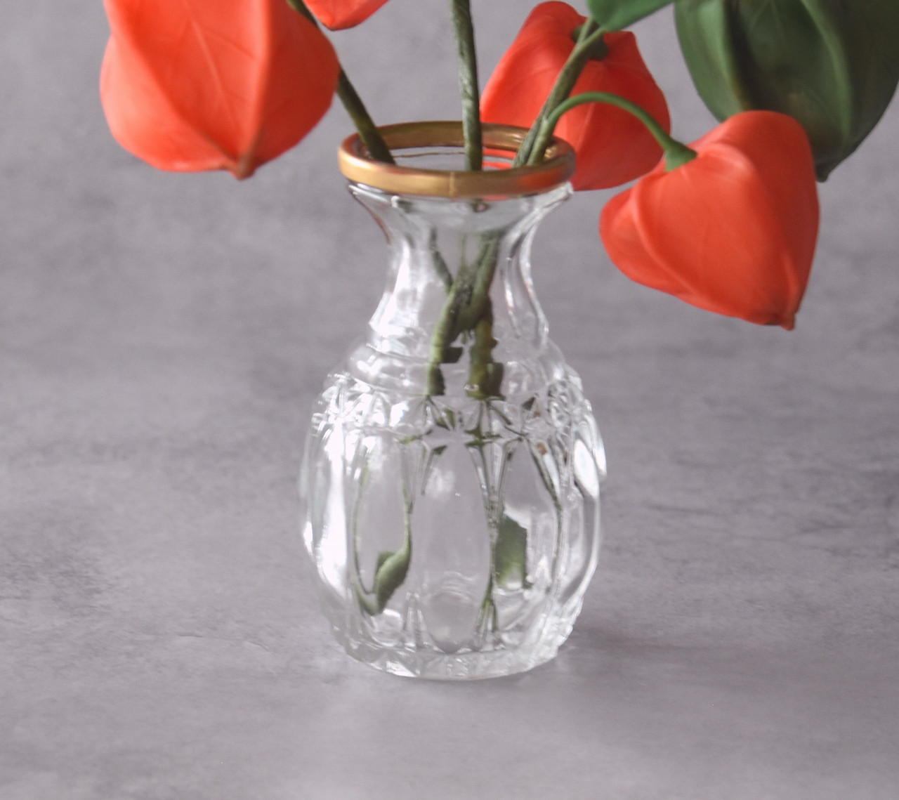 ◆粘土のお花◆　ホオズキ（鬼灯）・・・H1255