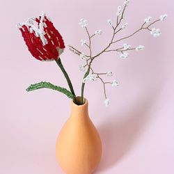 【専用】ビーズフラワー❋バラ、カーネ、ガーベラ❋ 最短翌日届け】10月旬の花 ガーベラ 花束「フローラルハーベスト
