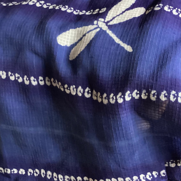 トンボ柄の暖簾 2枚目の画像