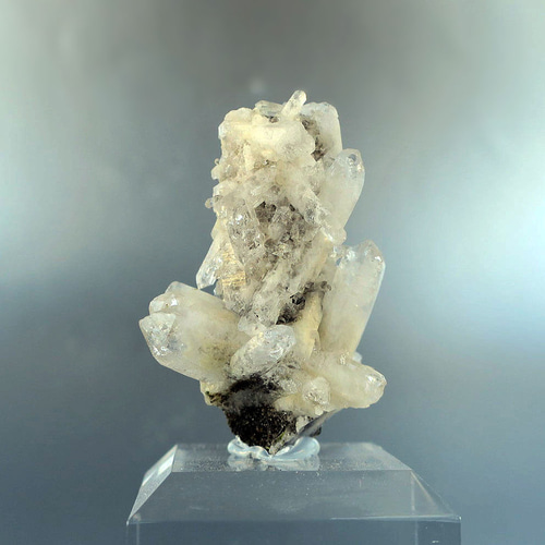 ショール（トルマリン）＋水晶｜原石・鉱物｜天然石コレクション 秋の