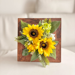 花 アートフラワーブーケ アートフラワー 向日葵 ヒマワリ プレゼント