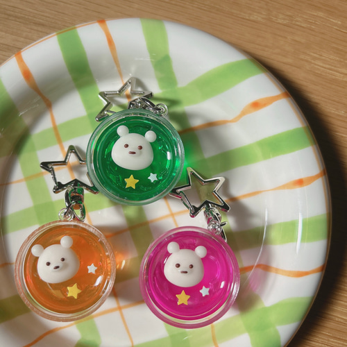 カラフルゼリー菓子キーホルダー カラフルレトロゼリーキーホルダー キーホルダー MERU 5/30群馬