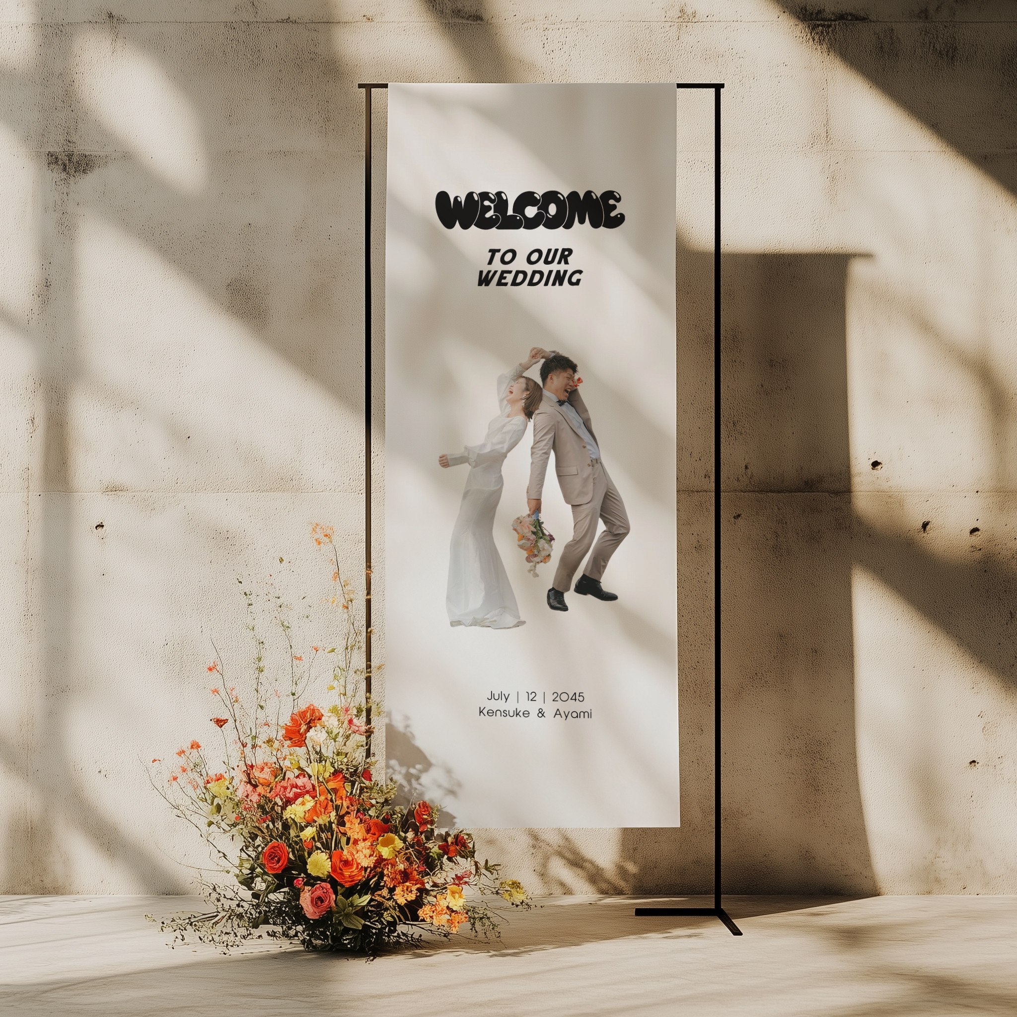 結婚式タペストリー ウェディング【サイズ5種類】芳名帳 ゲストブック 5,015円