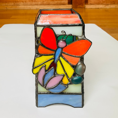 ステンドグラスランプ 花と蝶 2025年最新】Yahoo!オークション