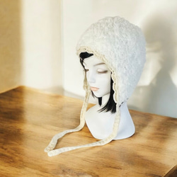 レース付き ボンネット KH ニット帽・ビーニー Knitting High 通販