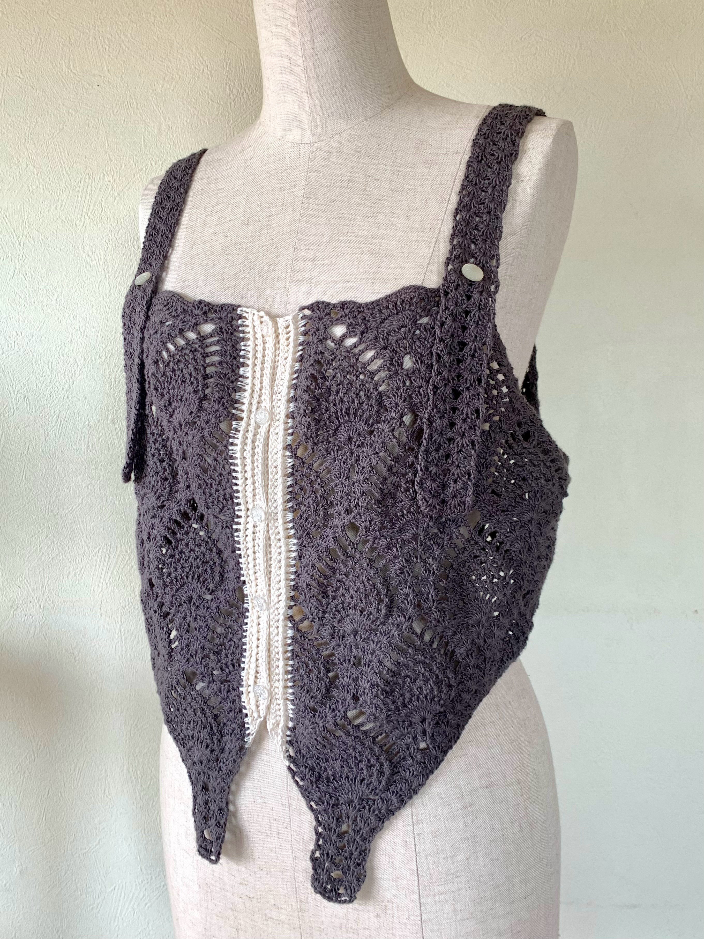 狂騒のパイナップルクロシェコルセット(コットン)