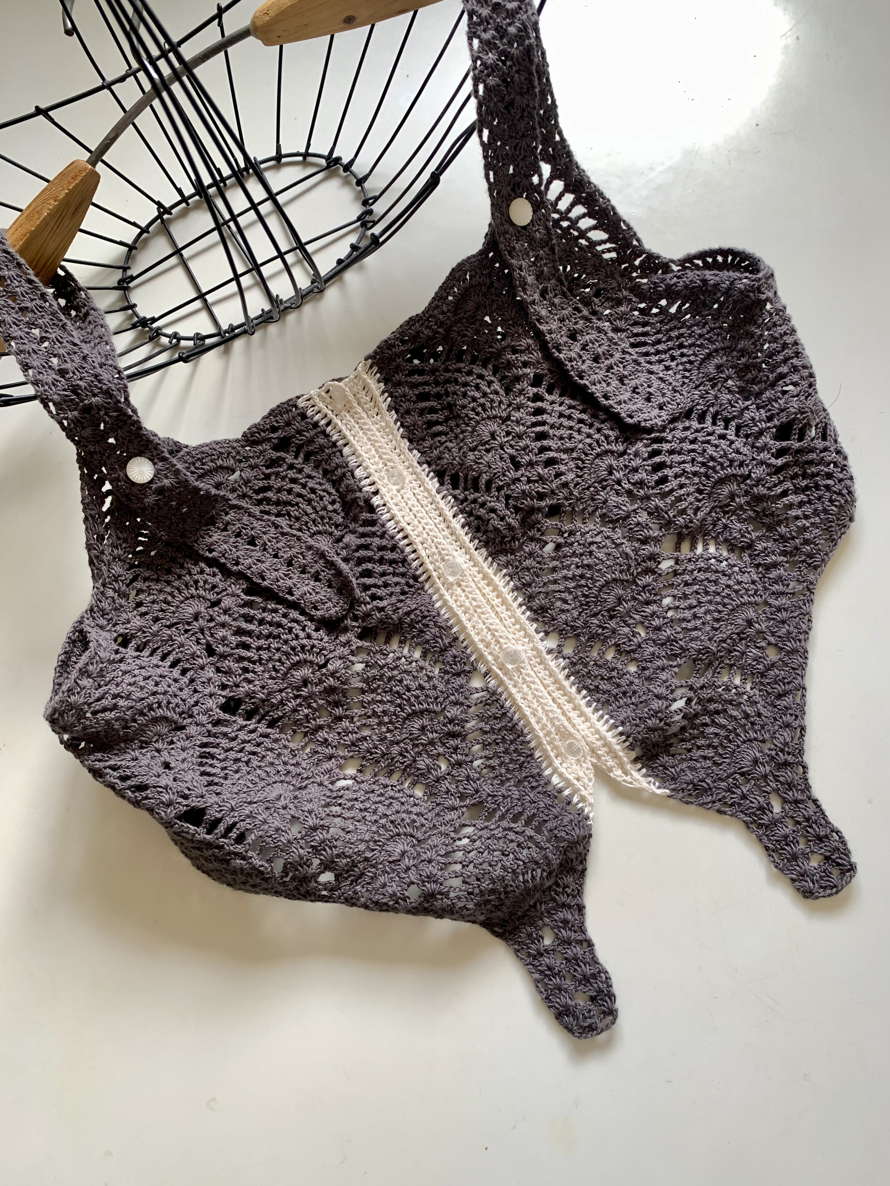 狂騒のパイナップルクロシェコルセット(コットン)