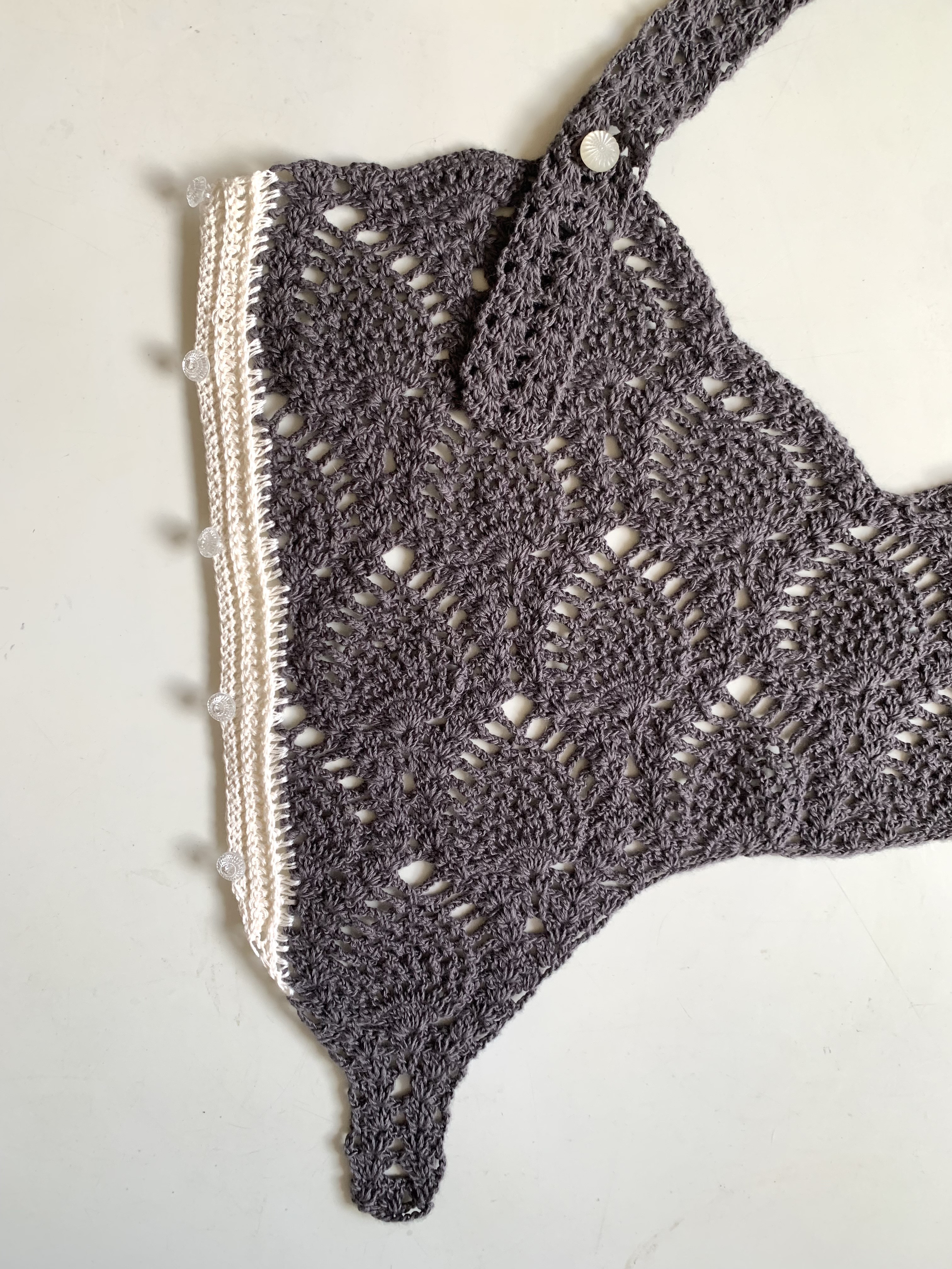 狂騒のパイナップルクロシェコルセット(コットン)