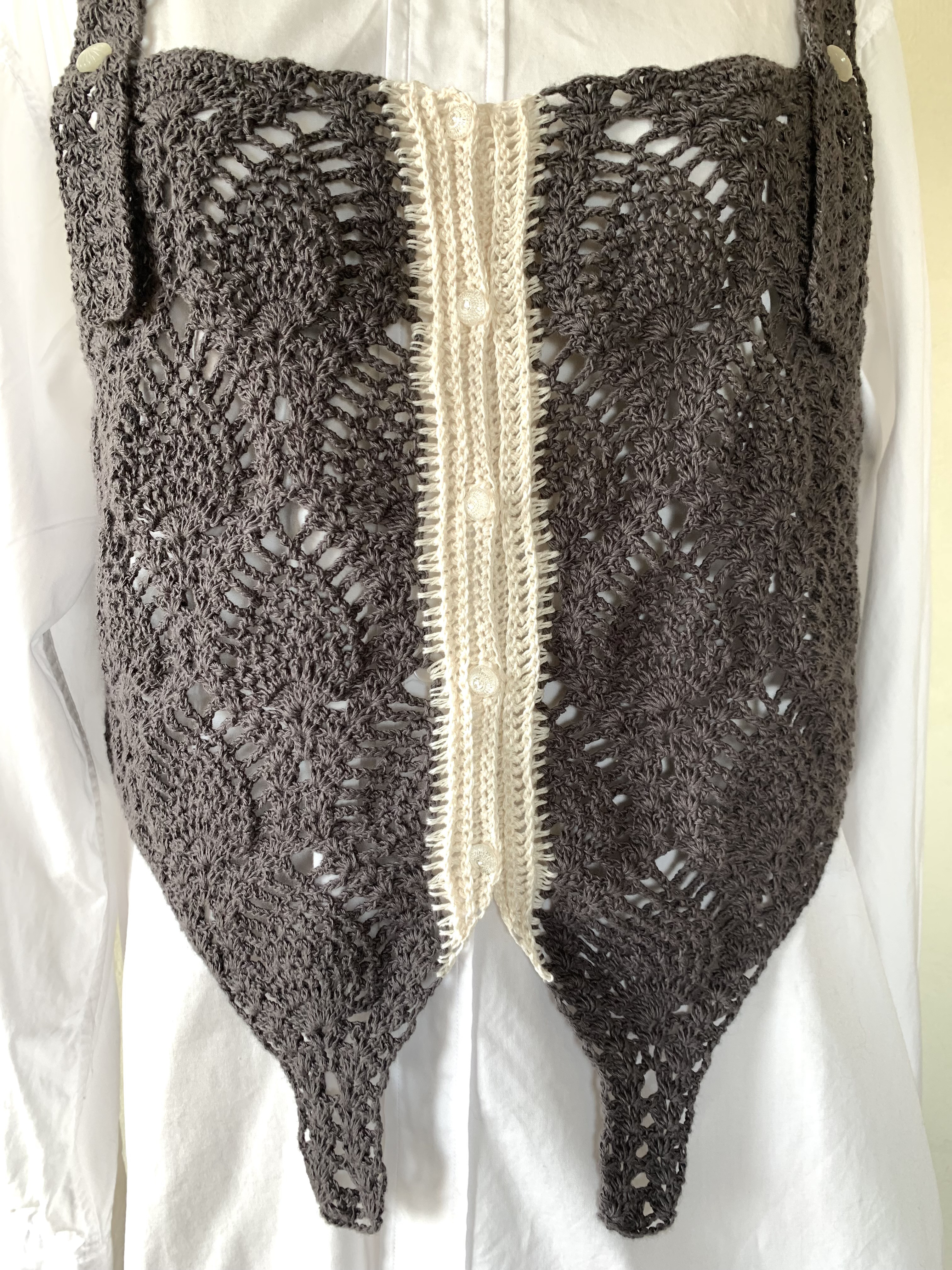 狂騒のパイナップルクロシェコルセット(コットン)