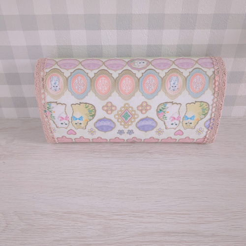 マカロンポーチ マカロンケース　ユキエモン　アイシングクッキー yukiemonファブリック・新入荷アイシングクッキー＊長財布 長財布