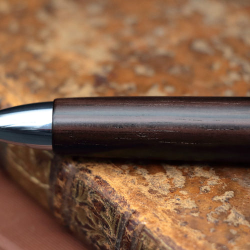 美しい縞の黒檀・マカッサルエボニー・Pencil 0.5mm」木軸シャープ