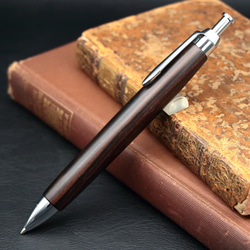 美しい縞の黒檀・マカッサルエボニー・Pencil 0.5mm」木軸シャープ