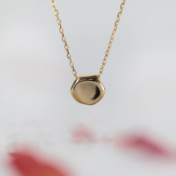 P109 テニスラケットデザイン天然ダイヤモンドペンダントトップ　K18YG P109 テニスラケットデザイン天然ダイヤモンドペンダントトップ