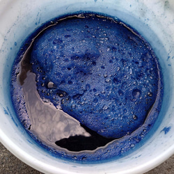 藍錠・沈殿藍・泥藍・藍顔料（国産）20g ◆ 草木染（材料）天然・植物顔料 4枚目の画像