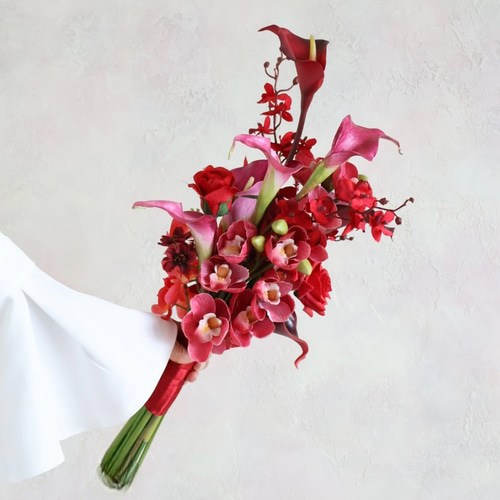 ウェディングブーケ／和洋ブーケ／品ある華やかブーケ／結婚式