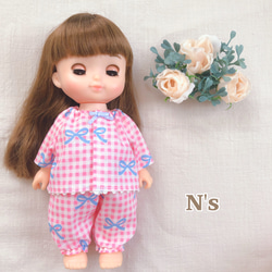 26cmドール用 バックリボンの水着 2タイプ ソランちゃん レミンちゃん