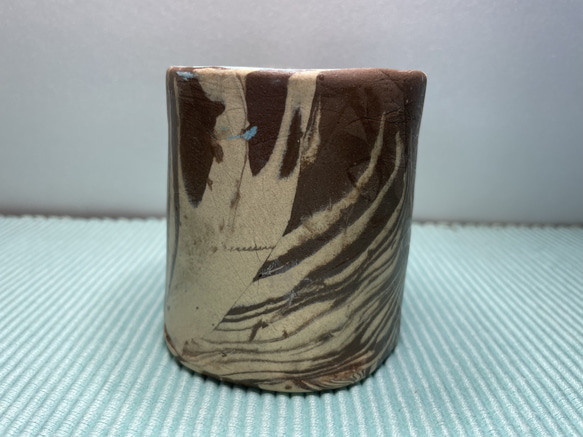 練り込みコーヒーカップ赤３ 3枚目の画像