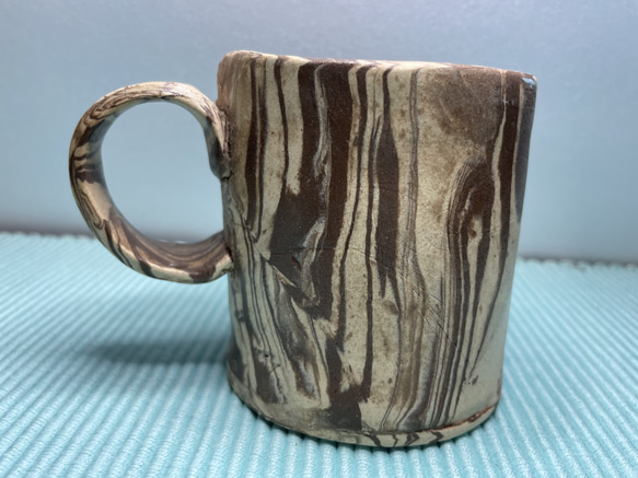 練り込みコーヒーカップ赤３ 1枚目の画像