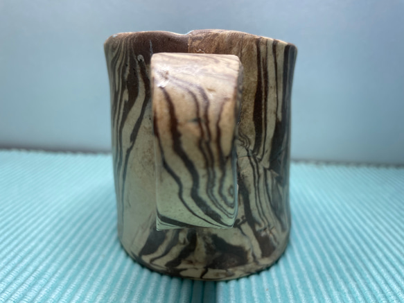 練り込みコーヒーカップ赤３ 6枚目の画像