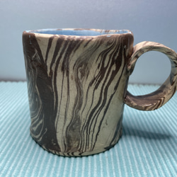 練り込みコーヒーカップ赤３ 2枚目の画像