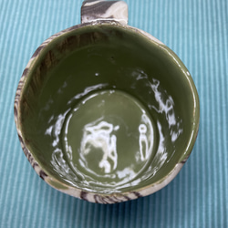 練り込みコーヒーカップ赤５ 5枚目の画像