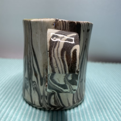 練り込みコーヒーカップ赤５ 4枚目の画像