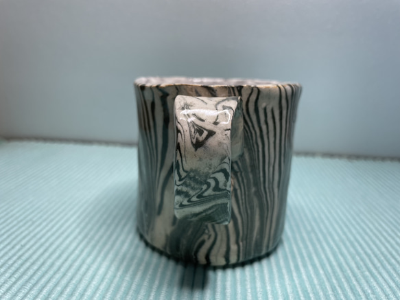 練り込みコーヒーカップ黒３ 3枚目の画像