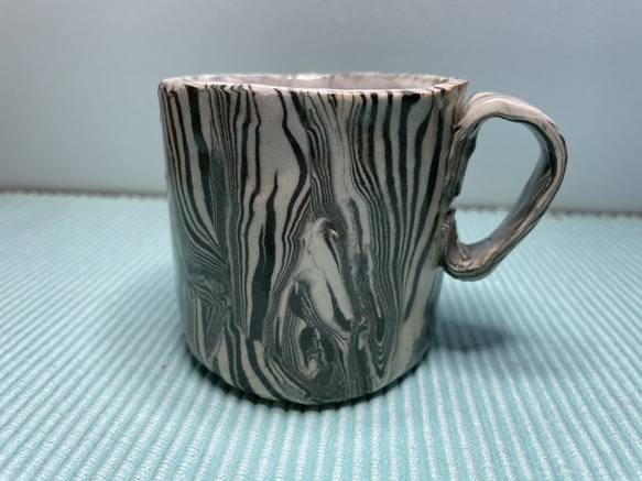 練り込みコーヒーカップ黒３ 1枚目の画像